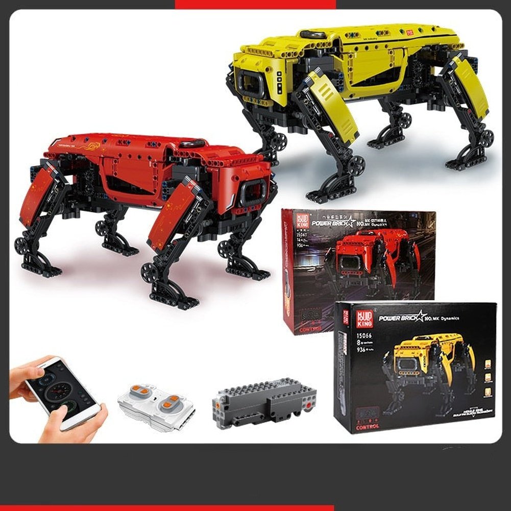 Mould King 15066 Robot Dog Technic MK Dynamics Motorized Remote Control  936Pcs Building Blocks Bricks Kids Toy