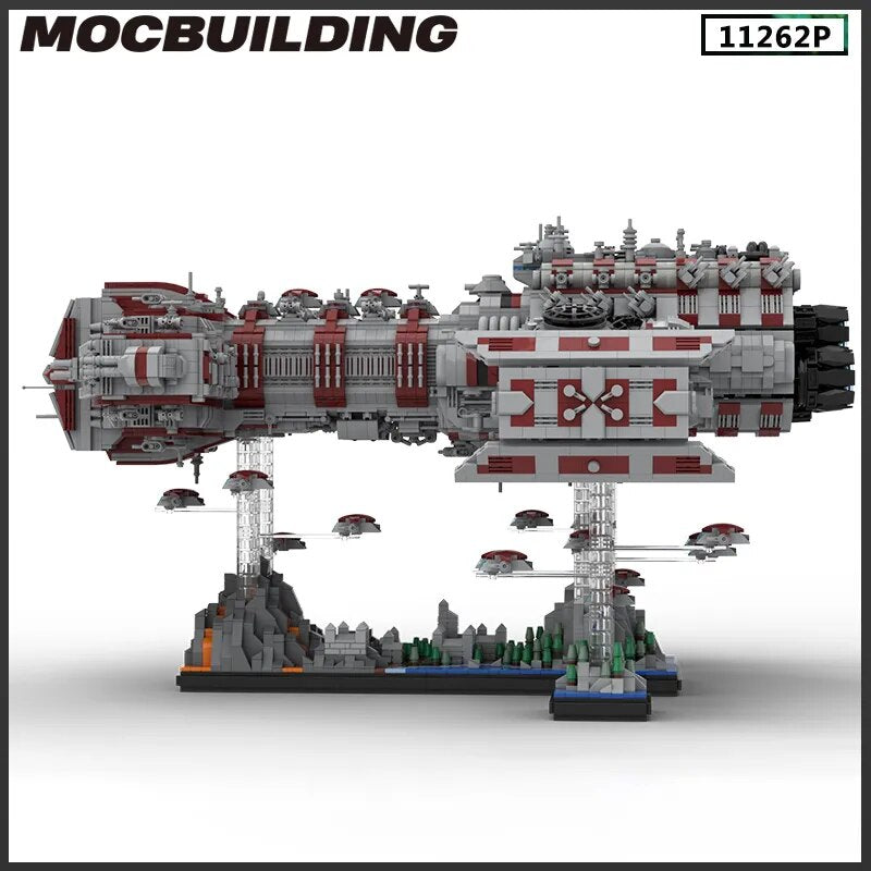 Custom MOC Same as Major Brands! MOC MOC Building Block Battlecruiser Starfighter Spaceship Model Collection DIY Brick   Playsets  Present