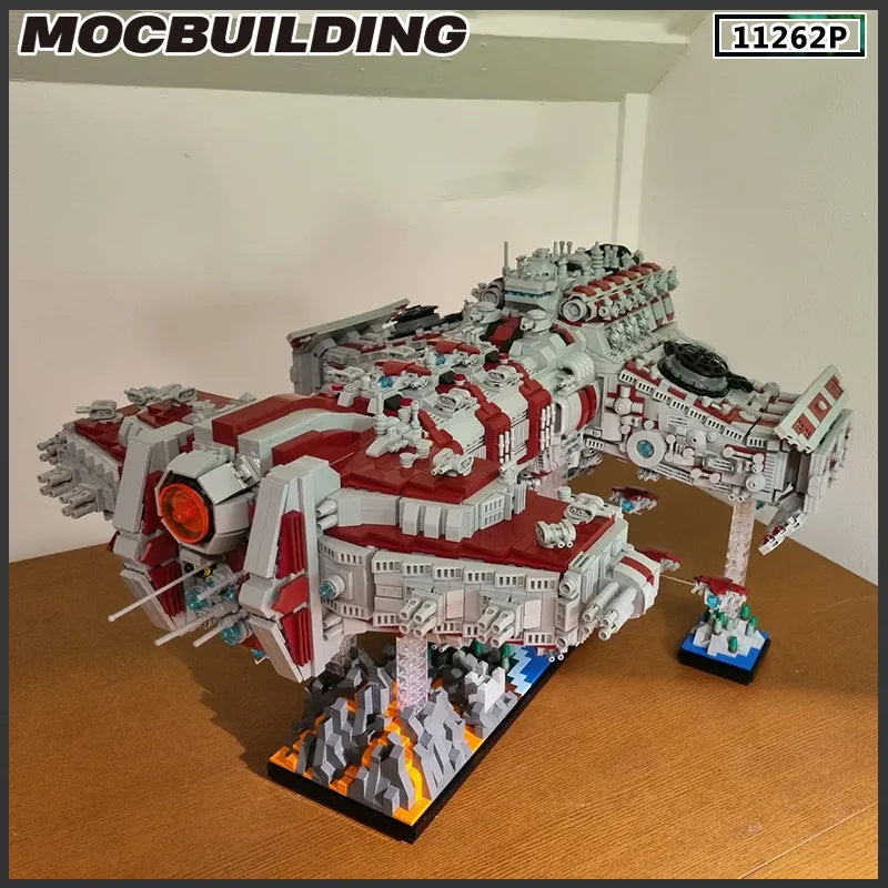 Custom MOC Same as Major Brands! MOC MOC Building Block Battlecruiser Starfighter Spaceship Model Collection DIY Brick   Playsets  Present