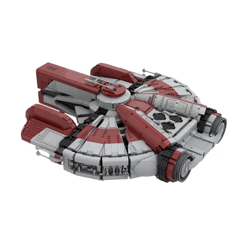 MOC NON LEGO MOC Ebon Model Hawk  Robot Transport 30979 Battleshipss Bricks Kid MOC Starship Vehicle Brick Build Eagle Battle Star MK1 Wars