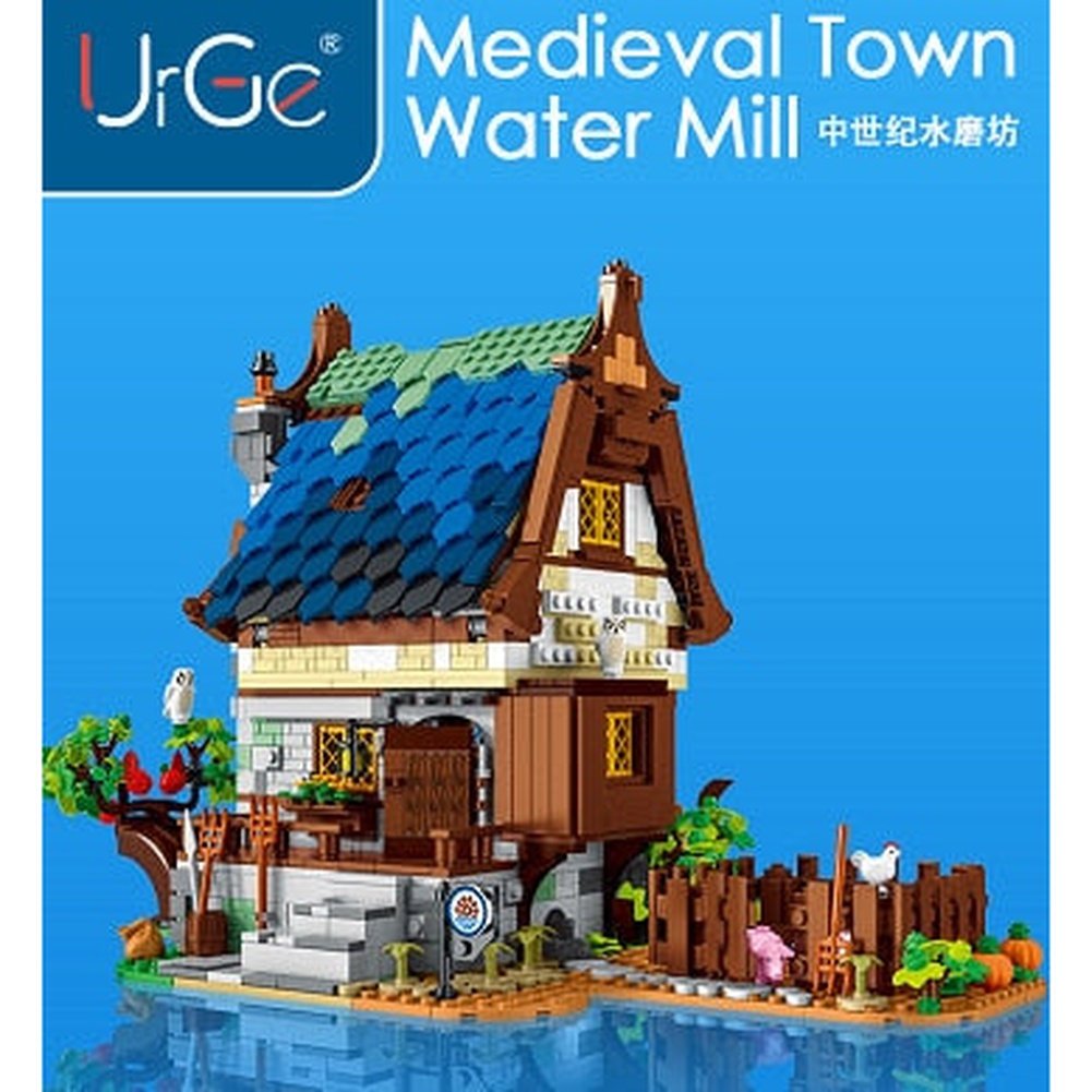 Custom MOC Same as Major Brands! 2724pcs Medieval Series Town Stable Model Creative Building Blocks City Horse House Bricks Diy Toys  For  Friends