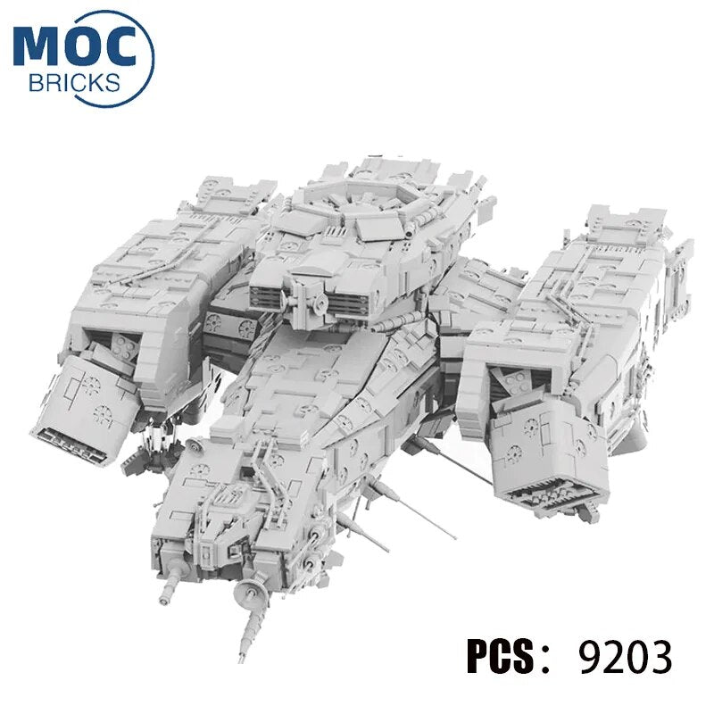 Custom MOC Same as Major Brands! MOC Space War Series USCSS Nostromo MOC Building Blocks Model Kit Destroyer Imperial Shuttle High-Tech Bricks Puzzle Toys