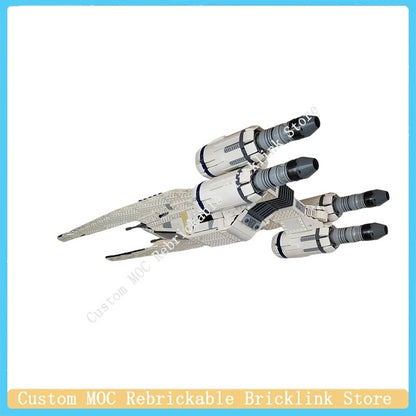 Custom MOC Same as Major Brands! MOC Video Game Series Diy Creative Space Warship UCS U-Wing Fighter Building Block Model 's Educational Toys Holiday