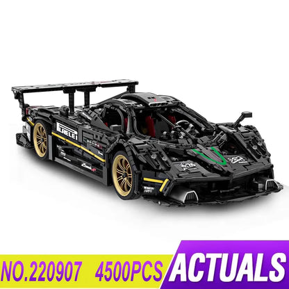 MOC NON LEGO New 220907 Technical Car Paganis Zonda R Model 4500pcs Building Blocks Bricks Puzzle Toy  For Kids