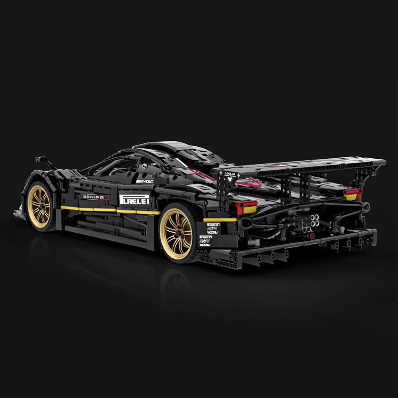 MOC NON LEGO New 220907 Technical Car Paganis Zonda R Model 4500pcs Building Blocks Bricks Puzzle Toy  For Kids