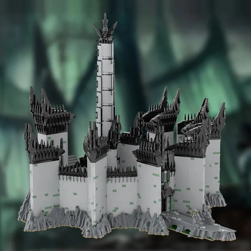 MOC NON LEGO MOC Movie Series UCS Minas Morgul Building Blocks MOC Ultimate Collector Model Kit DIY Assembly Bricks Small Bricks Toys