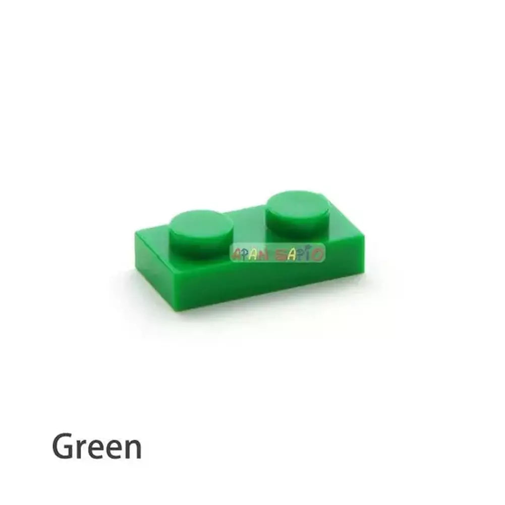 Custom MOC Same as Major Brands! 1000pcs 1x2 Dots DIY Building Blocks Thin Figures Bricks Educational Creative Size Compatible With 3023 toys