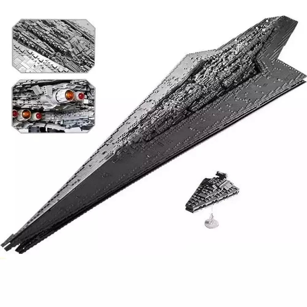 13134 7788Pcs Star Toys The MOC-23556 Imperial Star Destroyer 75252 75292 05027 Kids Toys Gifts Building Blocks Bricks Jurassic Bricks