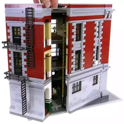 16001 Ghostbustered Firehouse Headquarters 4634PCS Building Blocks Bricks Kit Compatible 75827 Christmas Birthday Gifts K&B Brick Store