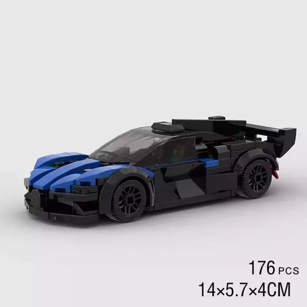 Custom MOC Same as Major Brands! 176PCS MOC High-Tech Bugatti Bolide Sport Car Building Blocks Racing Speed Car Model Assemble Bricks Toys  For Kids Boy