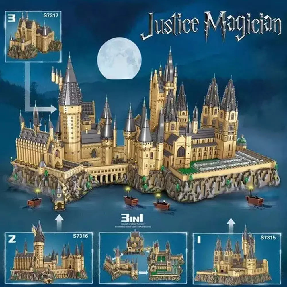 2021 New MOC 3 IN 1 Magic Movie Model Castle Centra Compatible 16060 Building Blocks Brick Assembly Birthday Christmas Gift Toys Jurassic Bricks