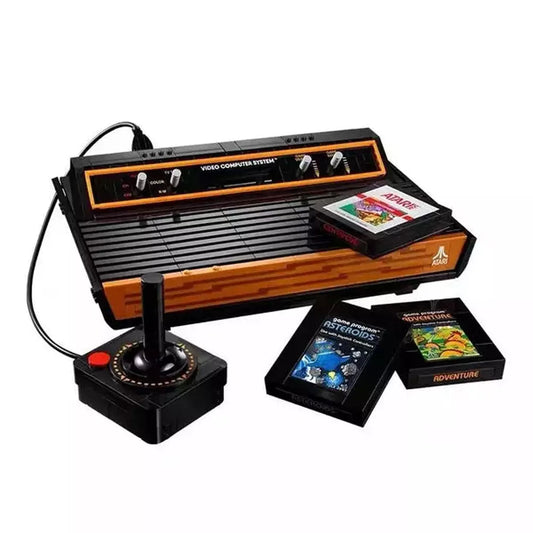 2022 NEW Icons series 10306 Atari 2600 console model brick assembly TV game kids toys kids gift K&B Brick Store