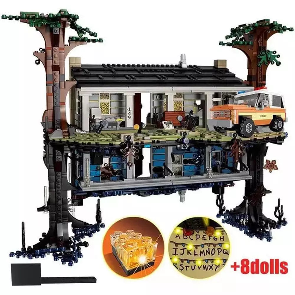 2022 New 2499pcs City Compatible with LEGO 75810 Stranger  The Upside Down Building Blocks Bricks Set Children Toys Gift Christmas Gift Jurassic Bricks