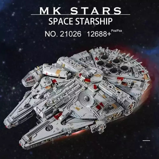 21026 Ultimate Collector Millennium Falke Spaceship Destroyer Star Plan Toys 05063 05132 Building Blocks Bricks 75192 K&B Brick Store