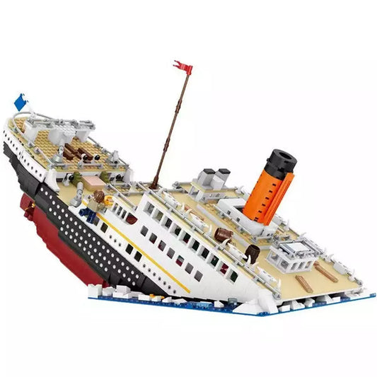 2882 Pcs City Mini Titanic Ship RMS Large Cruise Building Blocks Famous Movie Figures Boat Assemble Decorate Bricks Toy for Kids K&B Brick Store