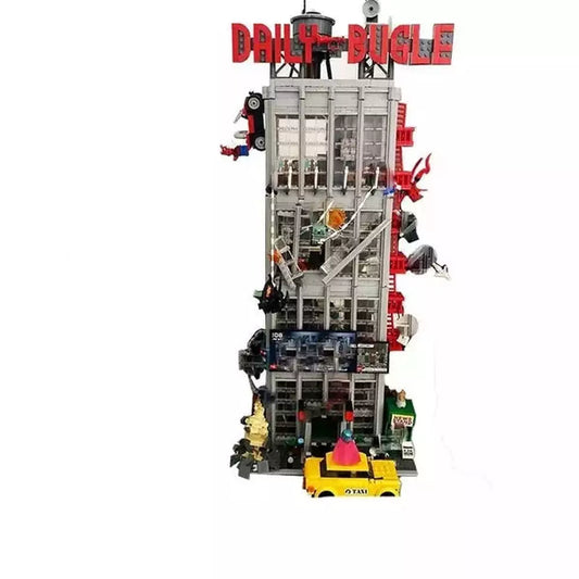 3772 PCS MOC Daily Bugle Street View Movie Model Building Blocks Bricks compatible 76178 For Kids Christmas Gifts K&B Brick Store