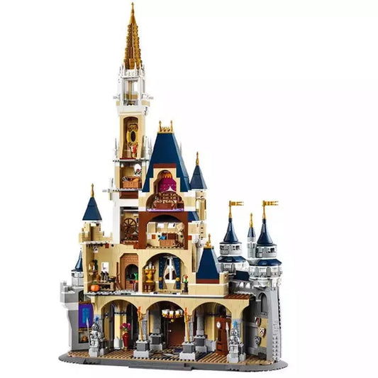 4080PCS Princess Castle Modular Architecture Building Blocks House Bricks Kids Toys Compatible Christmas Birthday Gifts Jurassic Bricks
