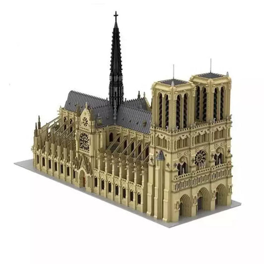 63190PCS Customized MOC Modular Notre Dame de Paris street view Model Building Blocks Brick Children birthday toy Christmas gift K&B Brick Store
