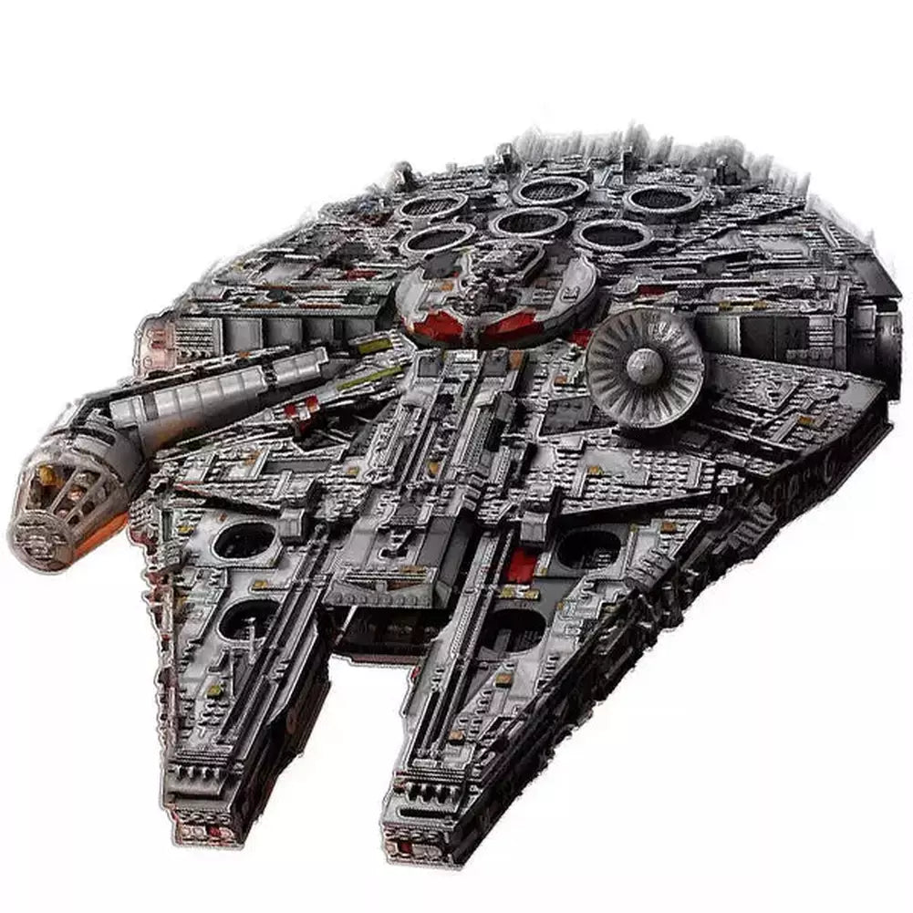 8445 PCS Ultimate Edition Star Series Building Blocks Kits Millennium Destroyer Ship Falcon Compatible With 75192 Gift Jurassic Bricks