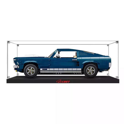 Custom MOC Same as Major Brands! Acrylic Display Case For 10265 Mustang Dustproof Clear Display Case Showcase Kid‘s   Toys Not Include The Model