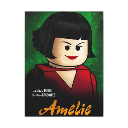 Custom MOC Same as Major Brands! Amelie LEGO Movie Wall Art Canvas Art With Backing.