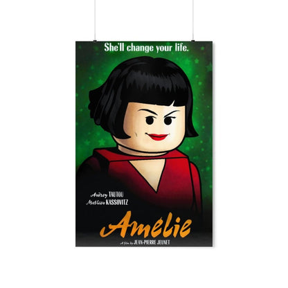 Amelie LEGO Movie Wall Art POSTER ONLY Jurassic Bricks