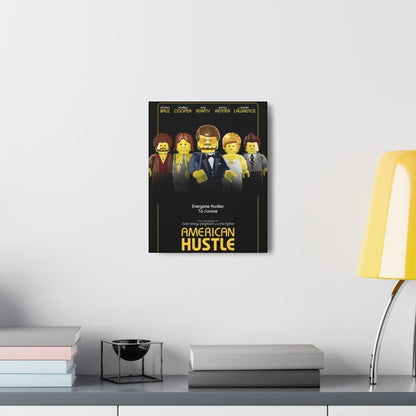 American Hustle LEGO Movie Wall Art Canvas Art With Backing. Jurassic Bricks