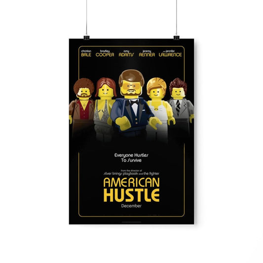 American Hustle LEGO Movie Wall Art POSTER ONLY Jurassic Bricks
