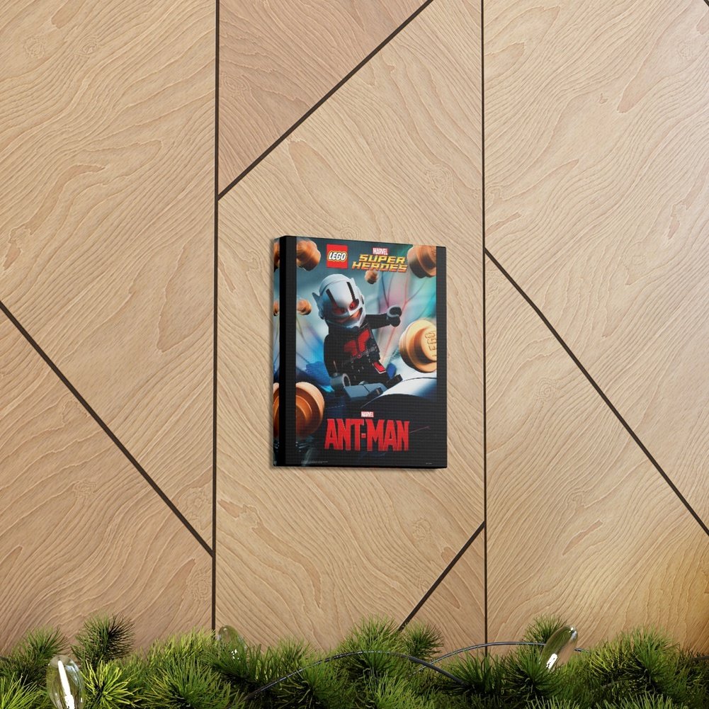 Ant-Man LEGO Movie Wall Art Canvas Art With Backing. Jurassic Bricks