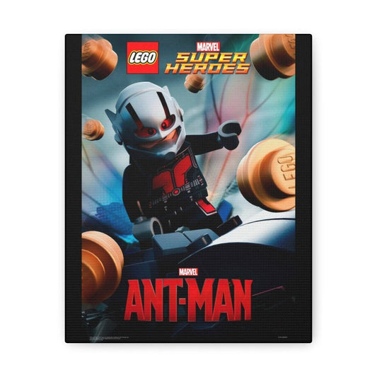 Ant-Man LEGO Movie Wall Art Canvas Art With Backing. Jurassic Bricks