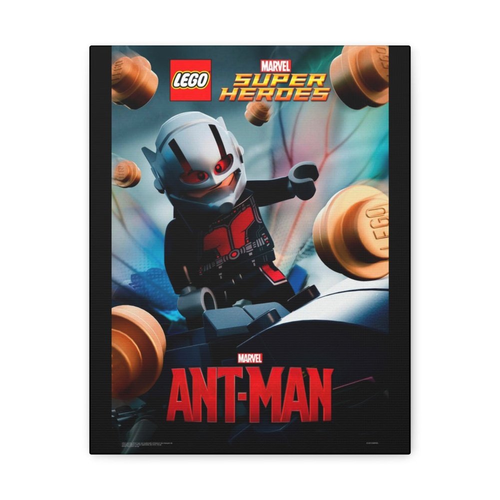 Custom MOC Same as Major Brands! Ant-Man LEGO Movie Wall Art Canvas Art With Backing.