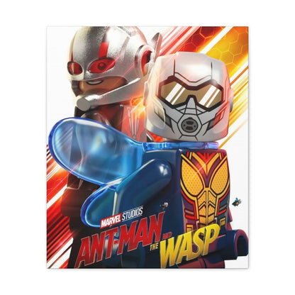 Custom MOC Same as Major Brands! Antman And The Wasp Super Hero LEGO Movie Wall Art Canvas Art With Backing.