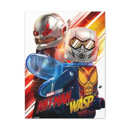 Custom MOC Same as Major Brands! Antman And The Wasp Super Hero LEGO Movie Wall Art Canvas Art With Backing.