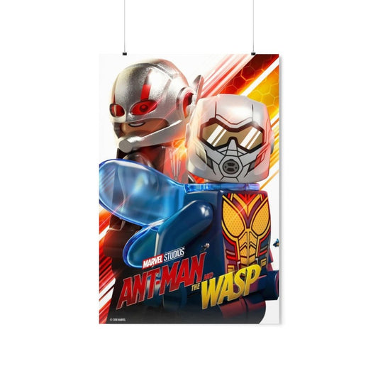 Antman And The Wasp Marvel LEGO Movie Wall Art POSTER ONLY Jurassic Bricks