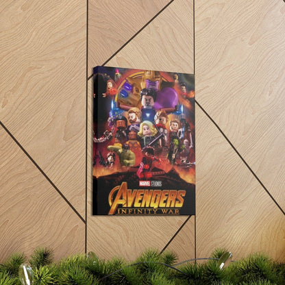 Avengers Infinity War LEGO Movie Wall Art Canvas Art With Backing. Jurassic Bricks