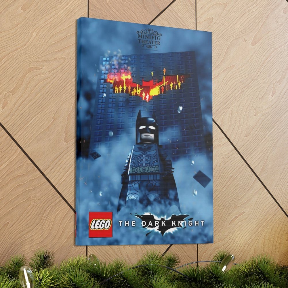 Batman LEGO Movie Wall Art Canvas Art With Backing. Jurassic Bricks