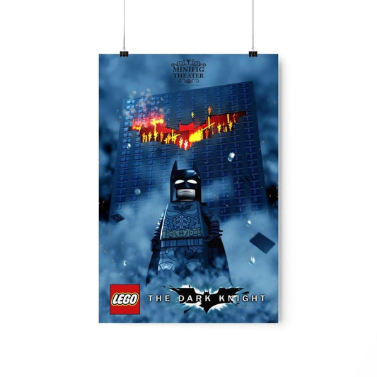 Batman LEGO Movie Wall Art POSTER ONLY Jurassic Bricks