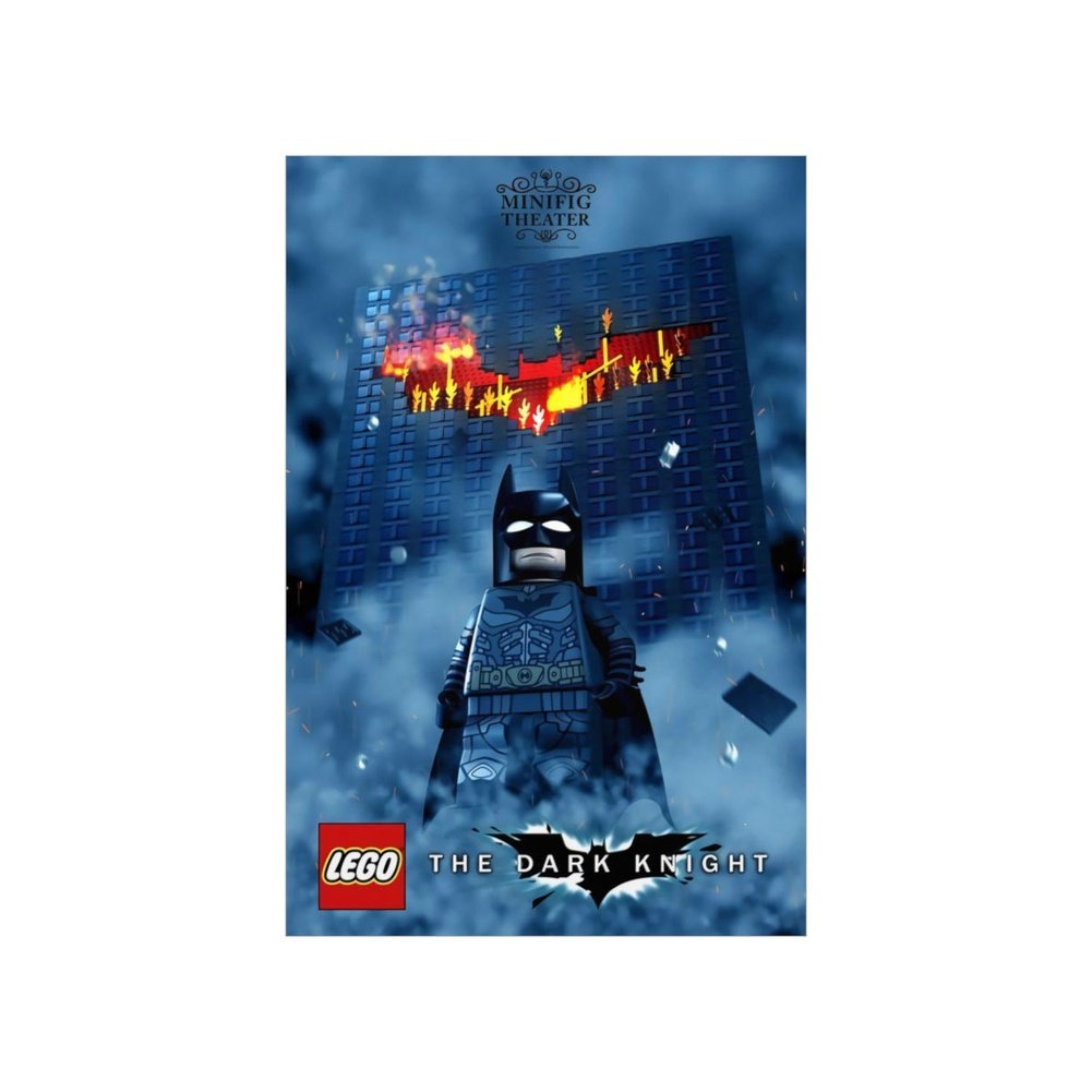 Custom MOC Same as Major Brands Batman LEGO Movie Wall Art POSTER ONLY