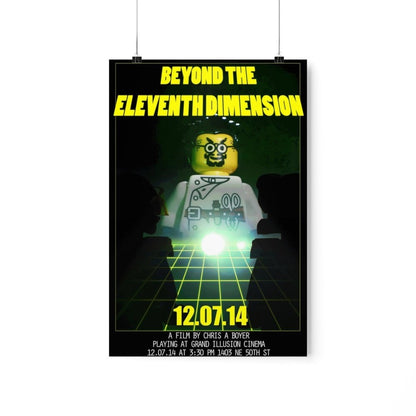 Custom MOC Same as Major Brands! Beyond The Eleventh Dimension LEGO Movie Wall Art POSTER ONLY
