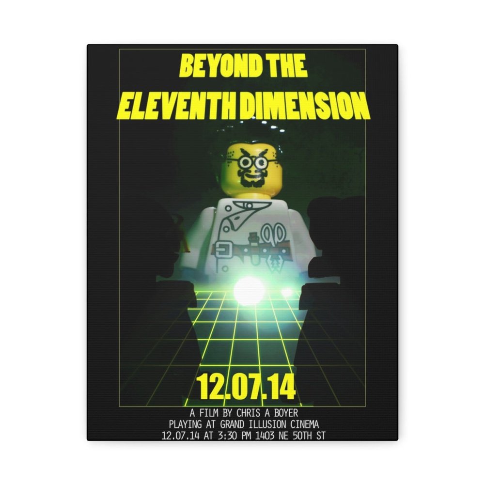 Custom MOC Same as Major Brands! Beyond The Eleventh Dimension Movie Wall Art Canvas Art With Backing.