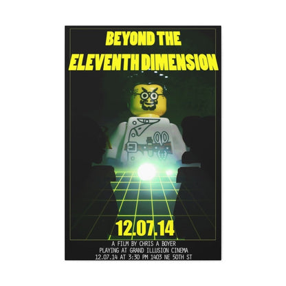 Custom MOC Same as Major Brands! Beyond The Eleventh Dimension Movie Wall Art Canvas Art With Backing.