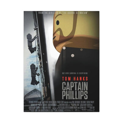 Custom MOC Same as Major Brands! Captain Phillips LEGO Movie Wall Art Canvas Art With Backing.