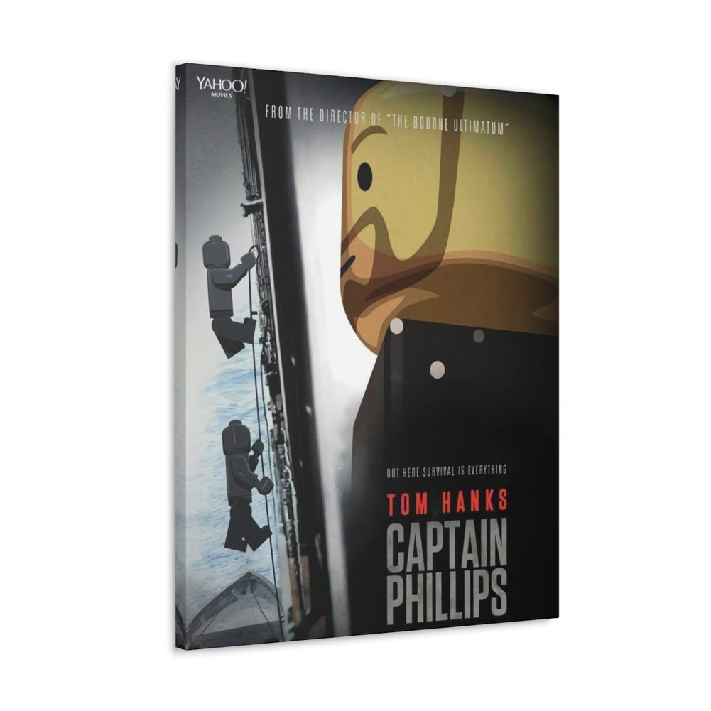 Captain Phillips LEGO Movie Wall Art Canvas Art With Backing. K&B Brick Store