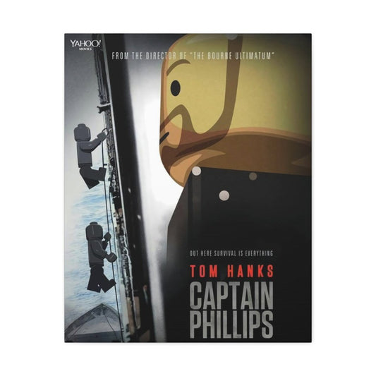 Captain Phillips LEGO Movie Wall Art Canvas Art With Backing. K&B Brick Store