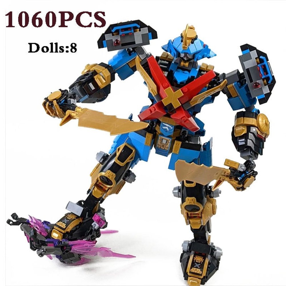 Custom MOC Same as Major Brands! Classic Movie Series Hot Selling Mystery Samurai X Mecha Model MOC Modular and Mecha Action Character   Toy 71775