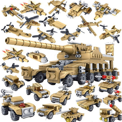 Custom MOC Same as Major Brands! Compatible with Lego Soldier Warship Battle Cruise Building Blocks Tank Aircraft Model Toy Construction Bricks Toy  for Boy