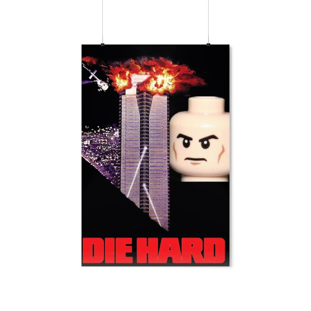 Die Hard LEGO Movie Wall Art POSTER ONLY Jurassic Bricks