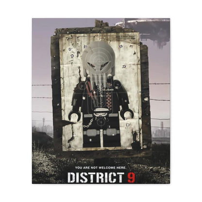 Custom MOC Same as Major Brands! District 9 LEGO Movie Wall Art Canvas Art With Backing.
