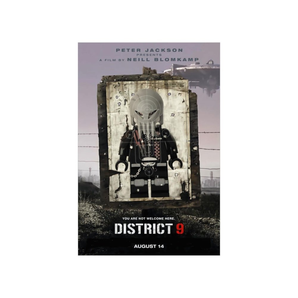 District 9 LEGO Movie Wall Art POSTER ONLY Jurassic Bricks