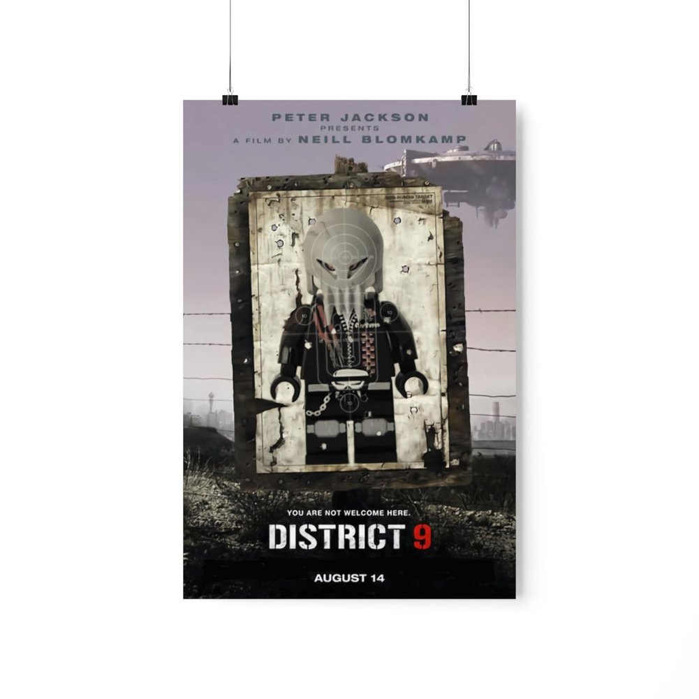 District 9 LEGO Movie Wall Art POSTER ONLY Jurassic Bricks